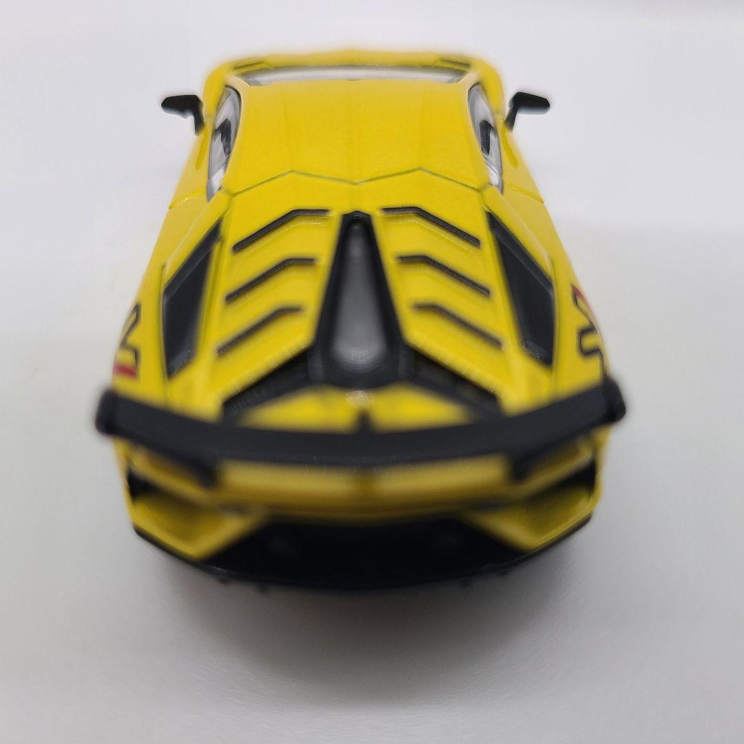 MINI GT 1/64 ランボルギーニ アヴェンタドール SVJ 黄【開封品