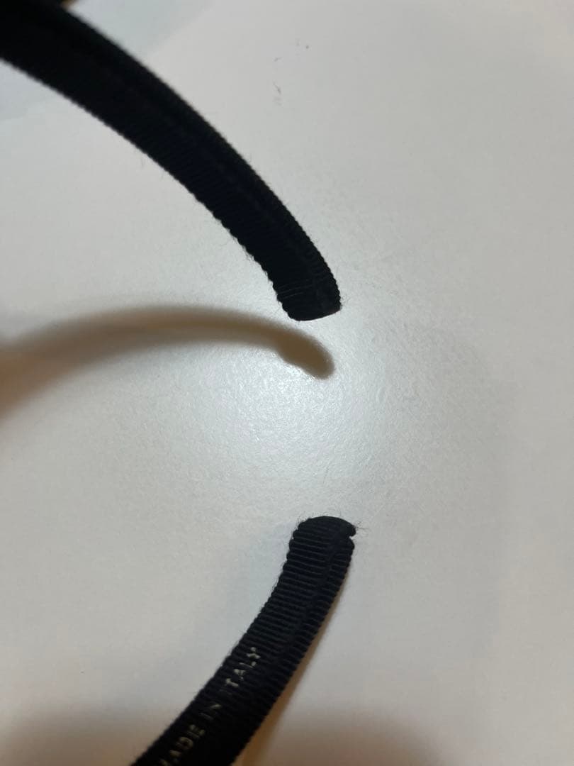 ブラックラインストーンヘアバンドセット