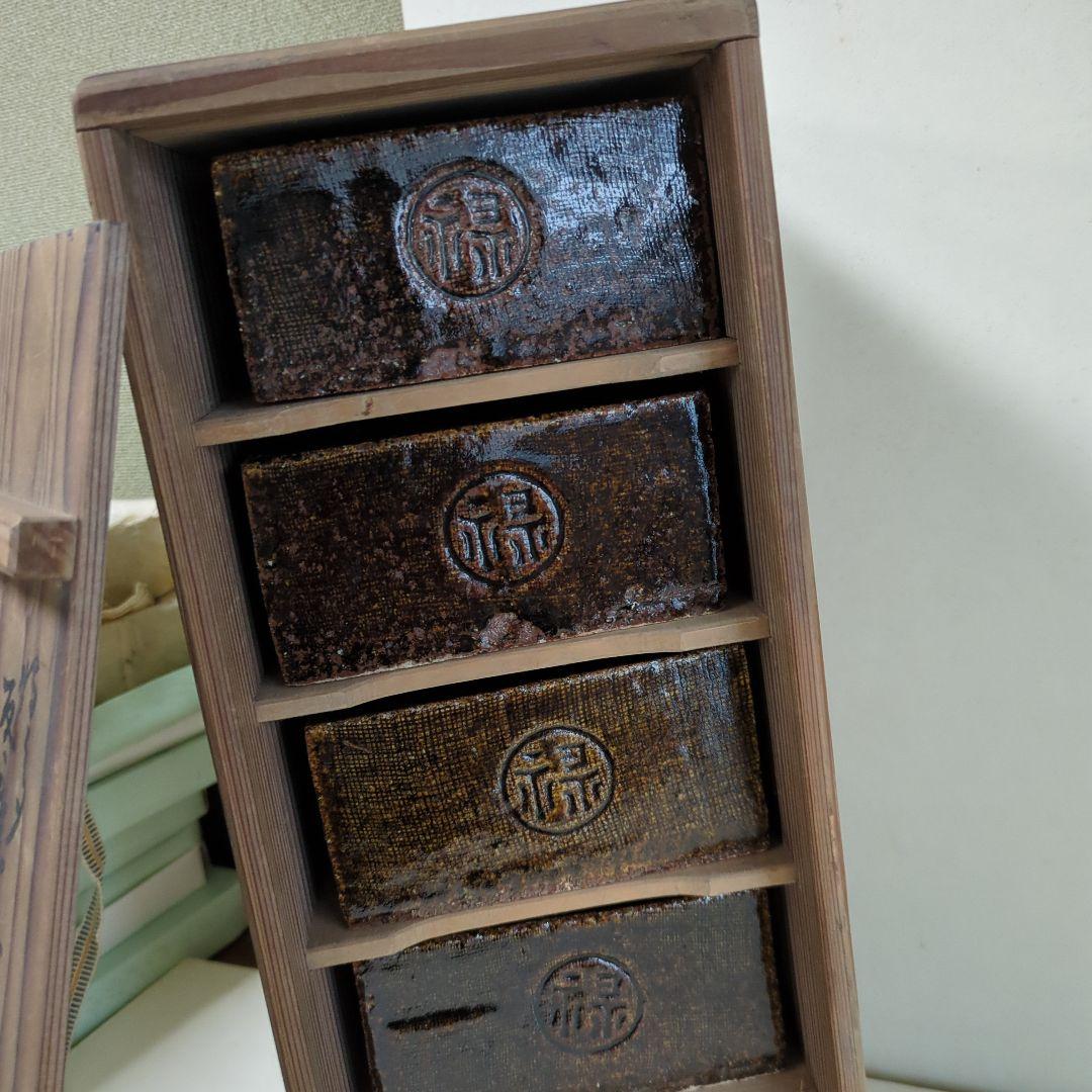 骨董 桝皿 角器 盛鉢 向付付 禄 器 在銘 陶器 5