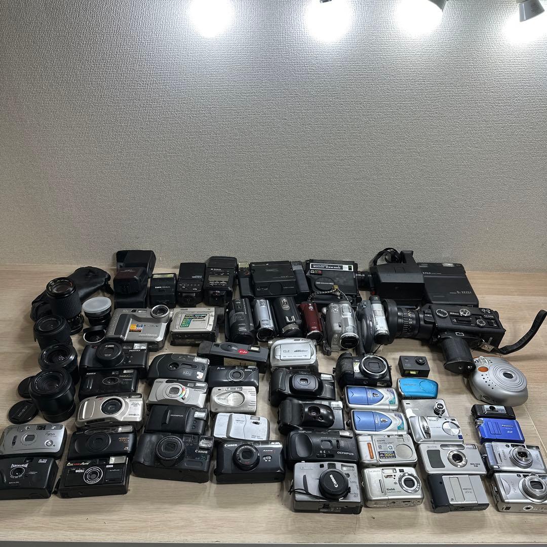 ジャンク デジカメ フィルムカメラ ビデオカメラ他 まとめ売り セット