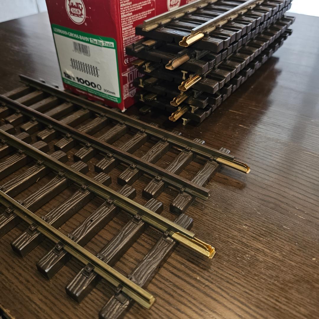 LGB レーマン Gゲージ 直線レール No.10000 　１６本セット