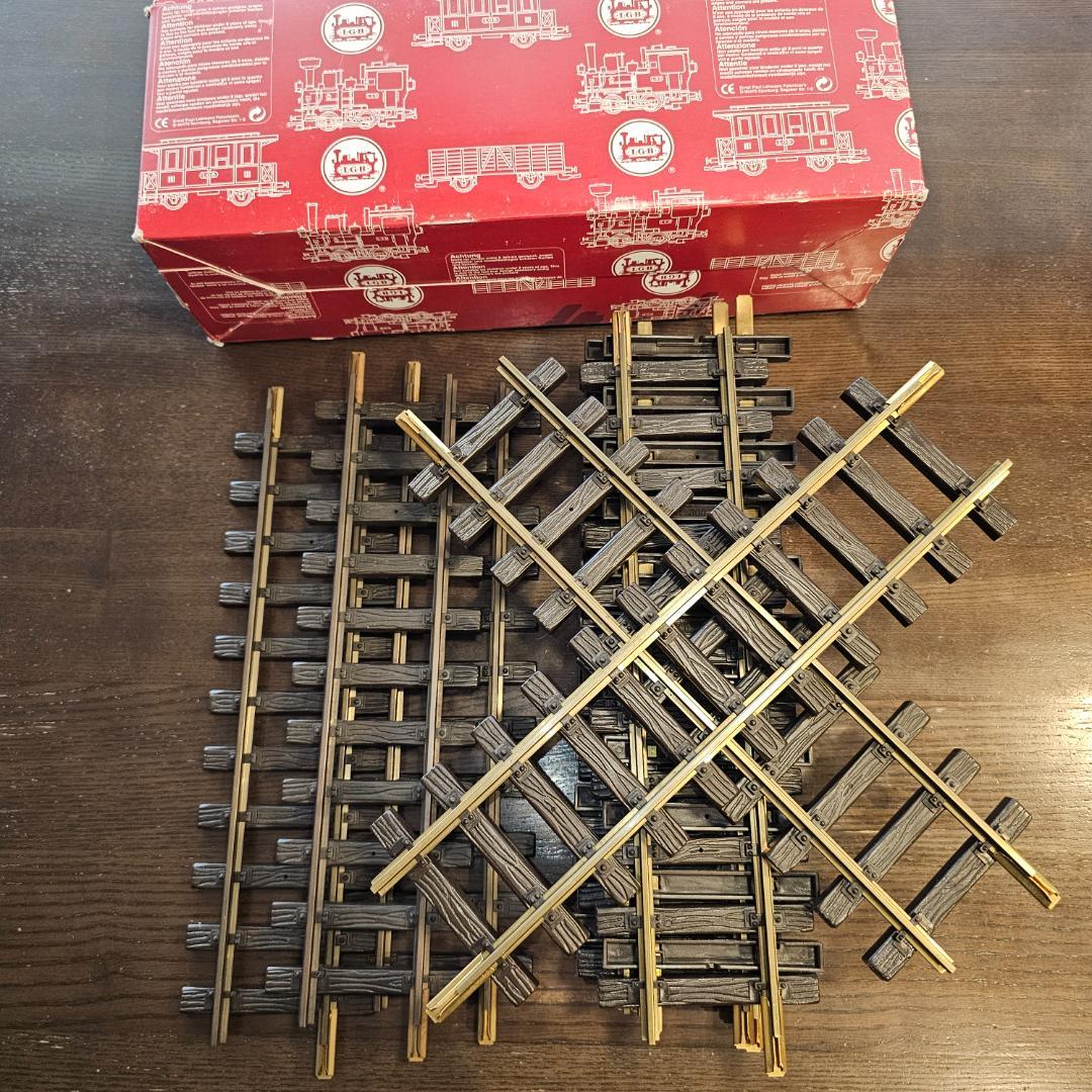 LGB レーマン Gゲージ 直線レール No.10000 　１６本セット