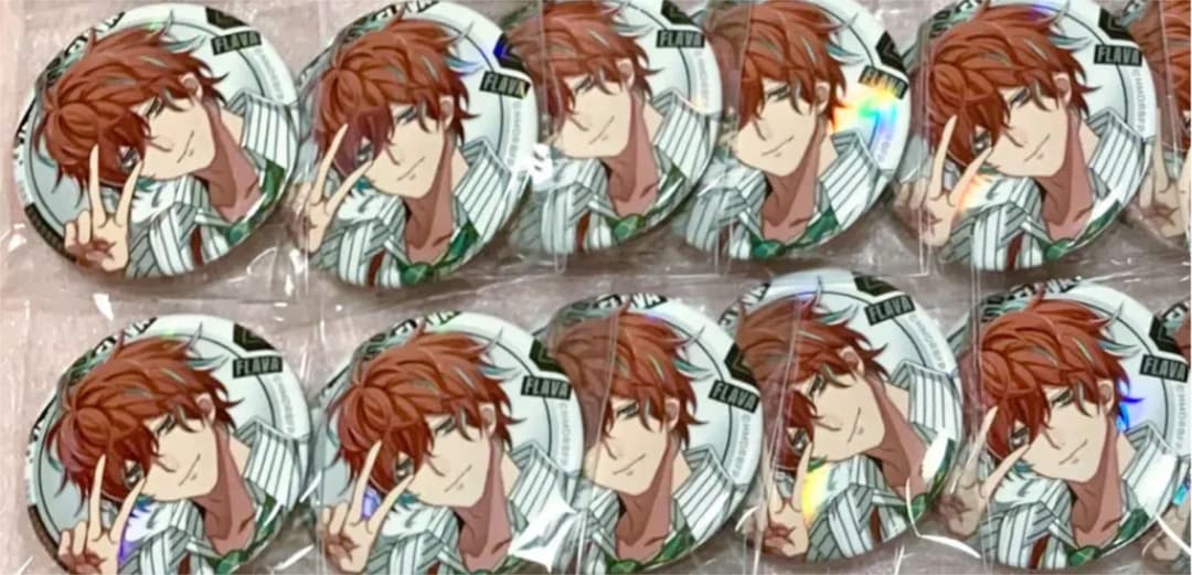 ヒプノシスマイク ヒプマイ 缶バッジ flava 節約 観音坂独歩