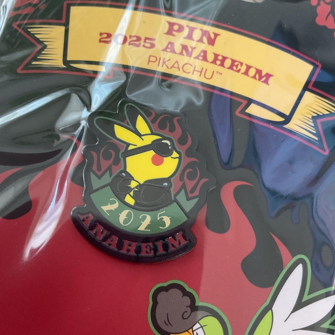 現地販売品★Pokémon wcs2025 ロカビリーピカチュウストラップピンズ