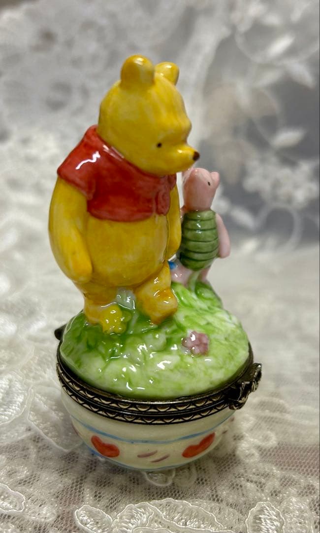 当時物 ミッドウエスト社 クラシックプー ヒンジボックス 小物入れ