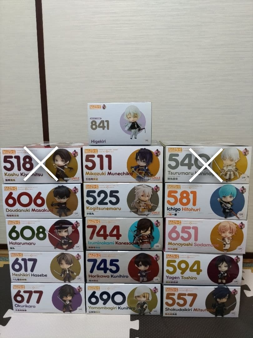 【未使用】刀剣乱舞　ねんどろいど 14点フィギュアセット ねんどろいど 同田貫正国