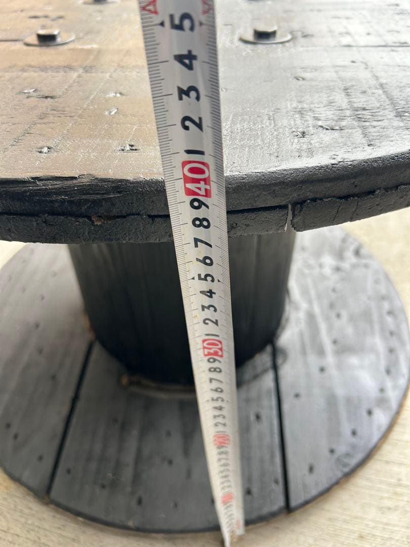 ケーブルドラム 電線ドラム テーブル ガーデニング 黒色 - メルカリ