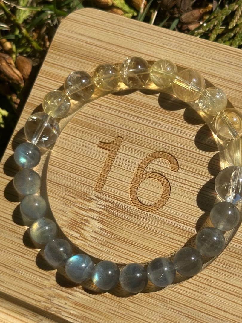 ユニドロブレスレット イエロー系