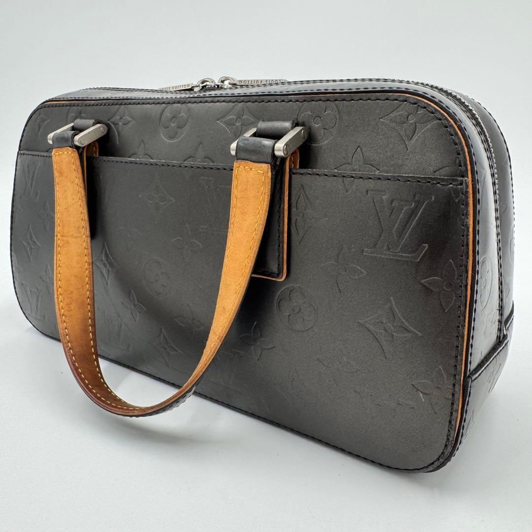 ルイヴィトン モノグラム マット シェルトン ハンドバッグ ノワール