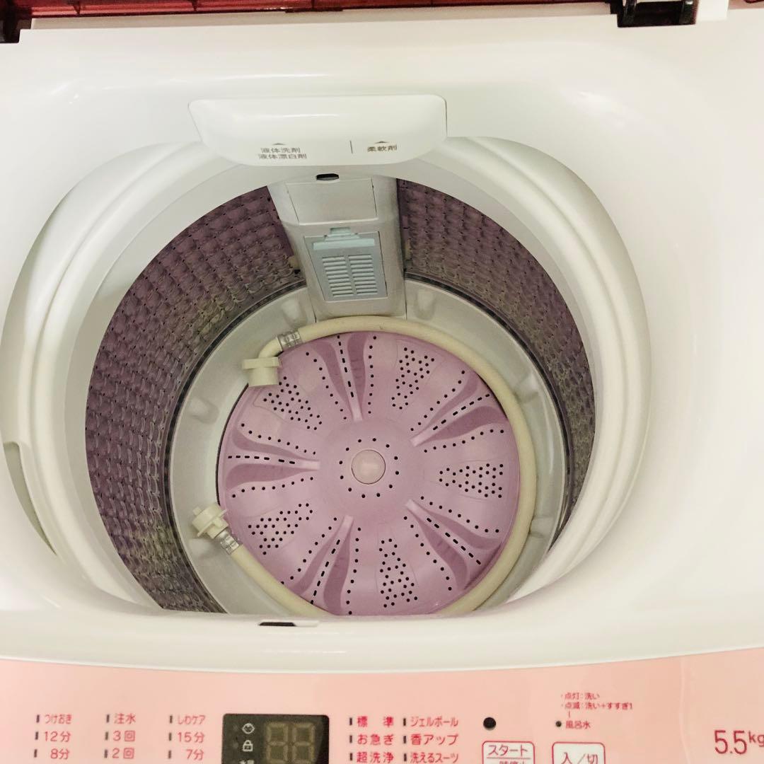かわいいピンクの洗濯機❗️一人暮らし家電セット❗️大阪、大阪近郊