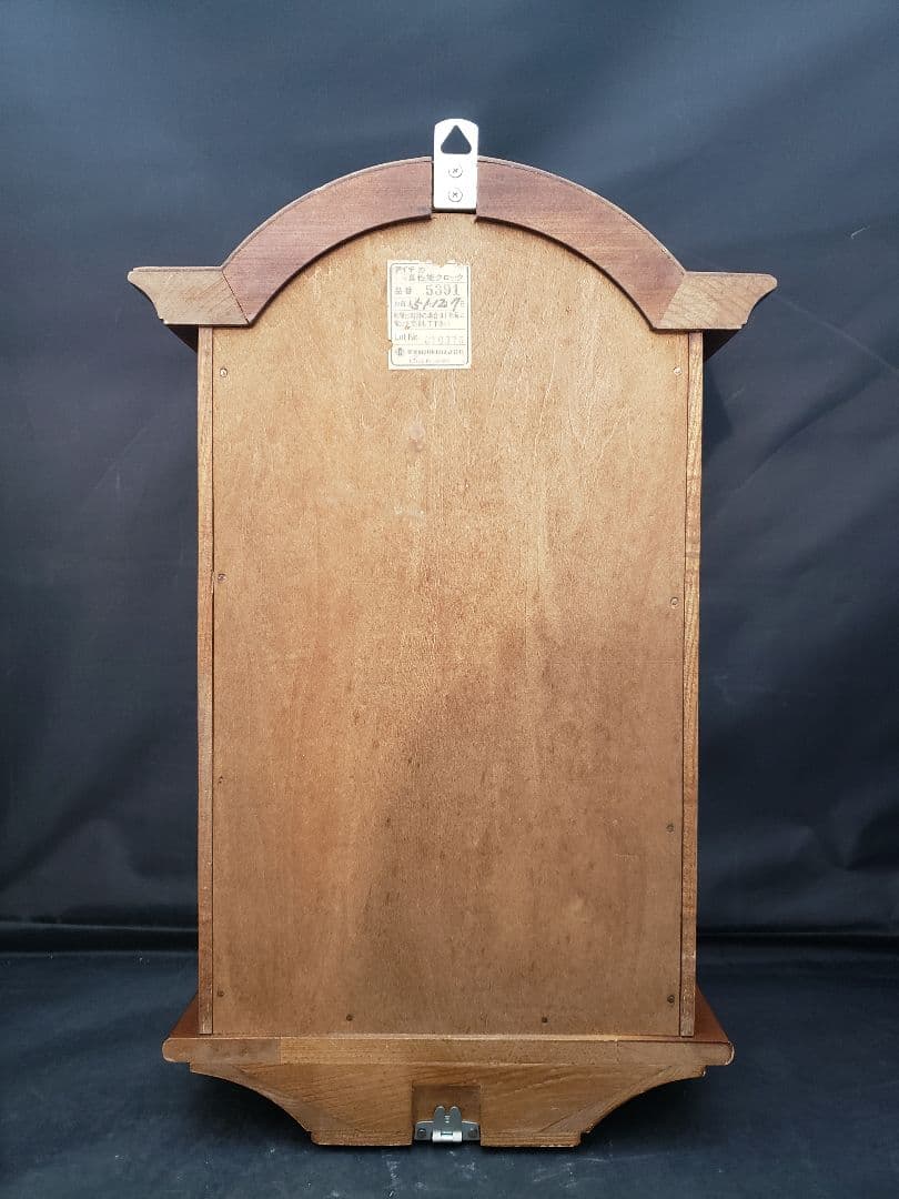 昭和レトロ　愛知時計　アイチ時計　ゼンマイ　振り子時計　掛時計