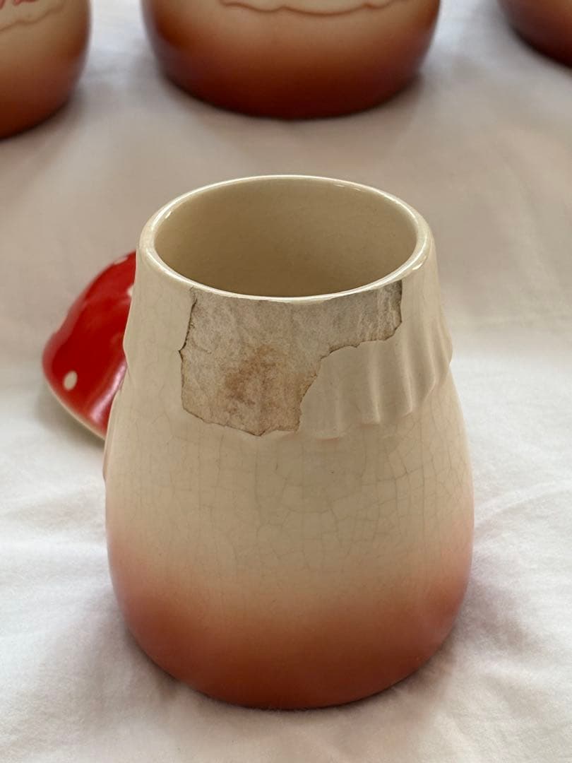 フランスアンティーク きのこのキャニスター 5個セット