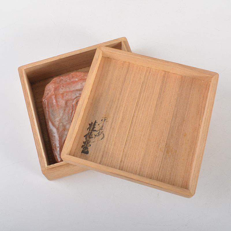 茶道具 赤楽 匁土 鳥文 香合 書付箱 Ⅴ 6281 - メルカリ