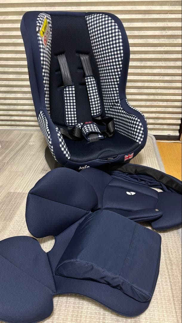 Joie チャイルドシート ネイビー チェック柄 Joie チャイルドシート