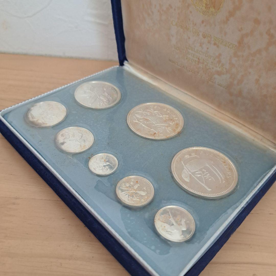 モ*ー様 1974年 ベリーゼ国 新貨幣 プルーフセット 熱帯鳥