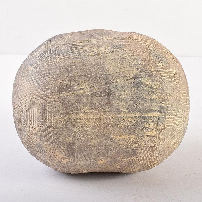 朝鮮美術　須恵器　新羅土器　新羅無細土　壷　　V　R8559