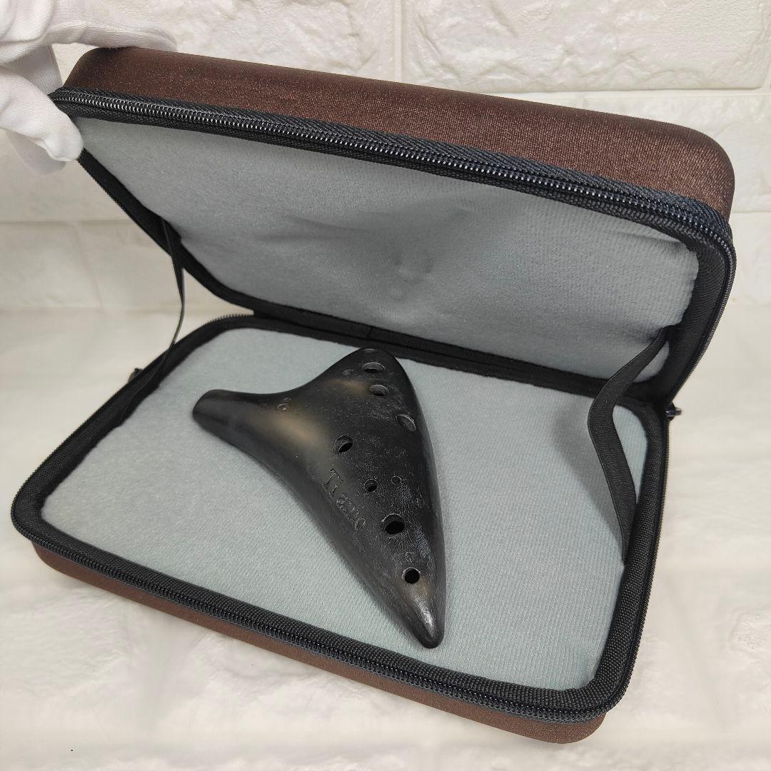 ティアーモ 黒陶 オカリナ 笛 4C 楽器 Ti amo