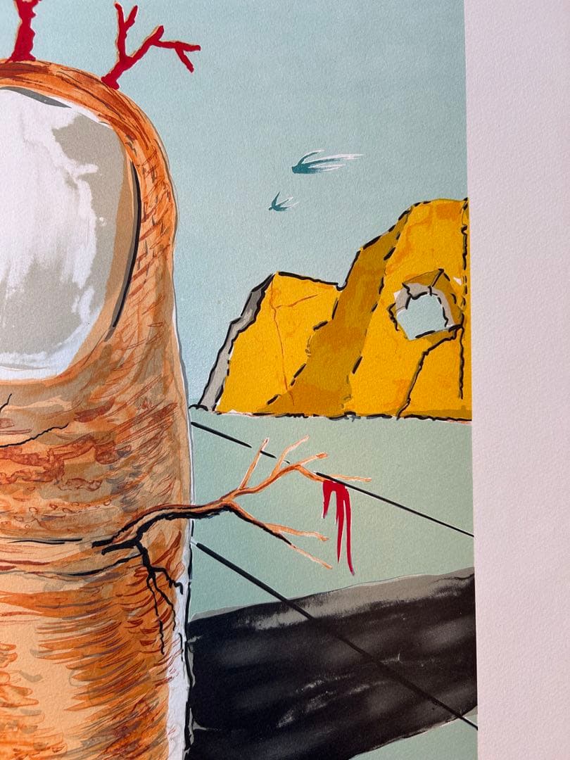 サルバドール・ダリ リトグラフ『天使の幻視(親指)』1980年作品ダリ