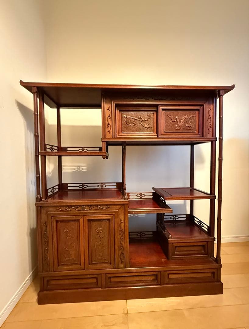 オンライン ショッピング家具・インテリア - 【唐木家具】花梨 茶棚