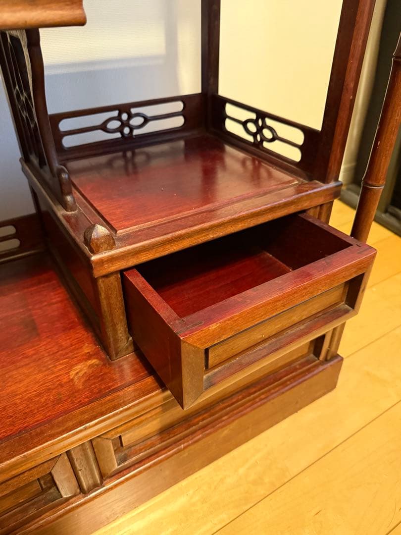 オンライン ショッピング家具・インテリア - 【唐木家具】花梨 茶棚