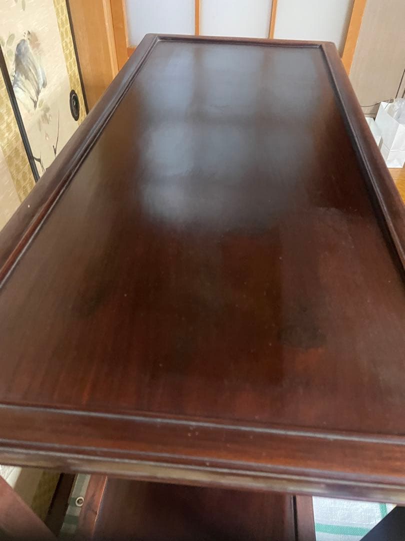 中国家具 中国骨董 箪笥 唐木 紫檀 黒檀 木製 飾り棚 茶箪笥 ローズウッド