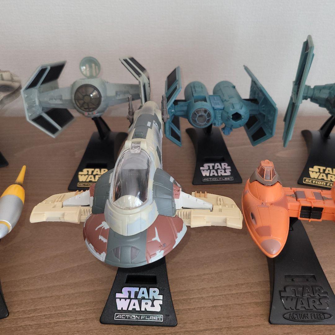 STAR WARS 宇宙船フィギュアセット 8機 ミニフィギュア12体