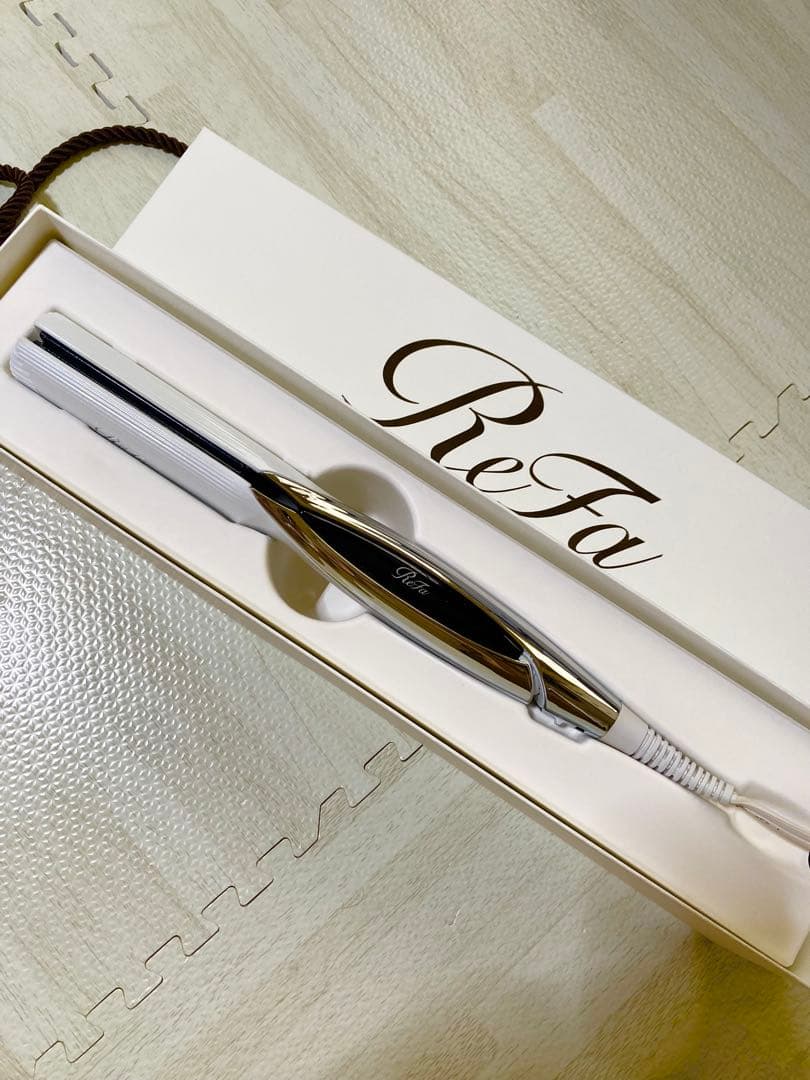 ReFa ストレートヘアアイロン ホワイト リファフィンガーアイロン ST