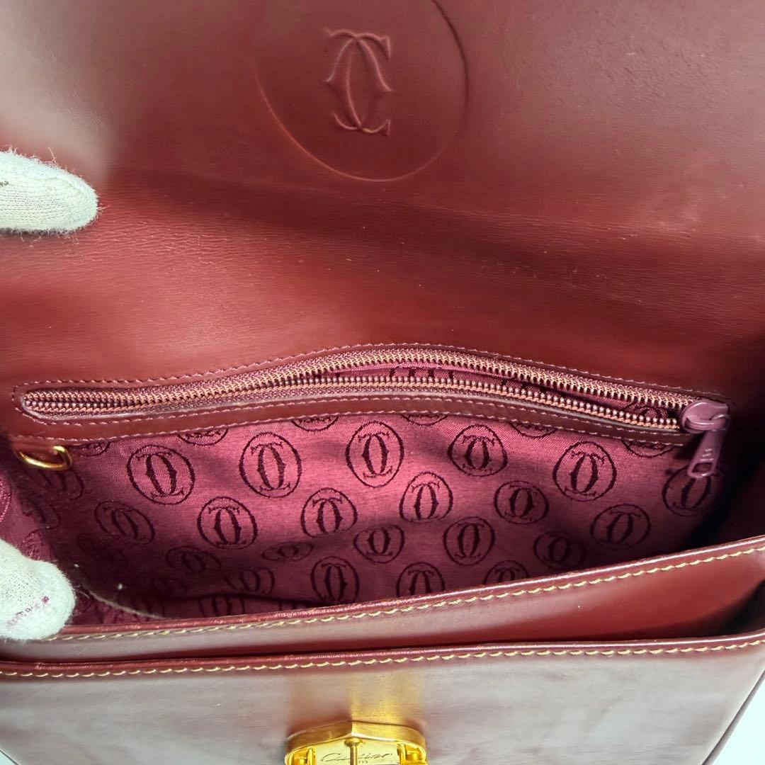 【良品✨️】Cartier カルティエ ショルダーバッグ マストライン フラップ