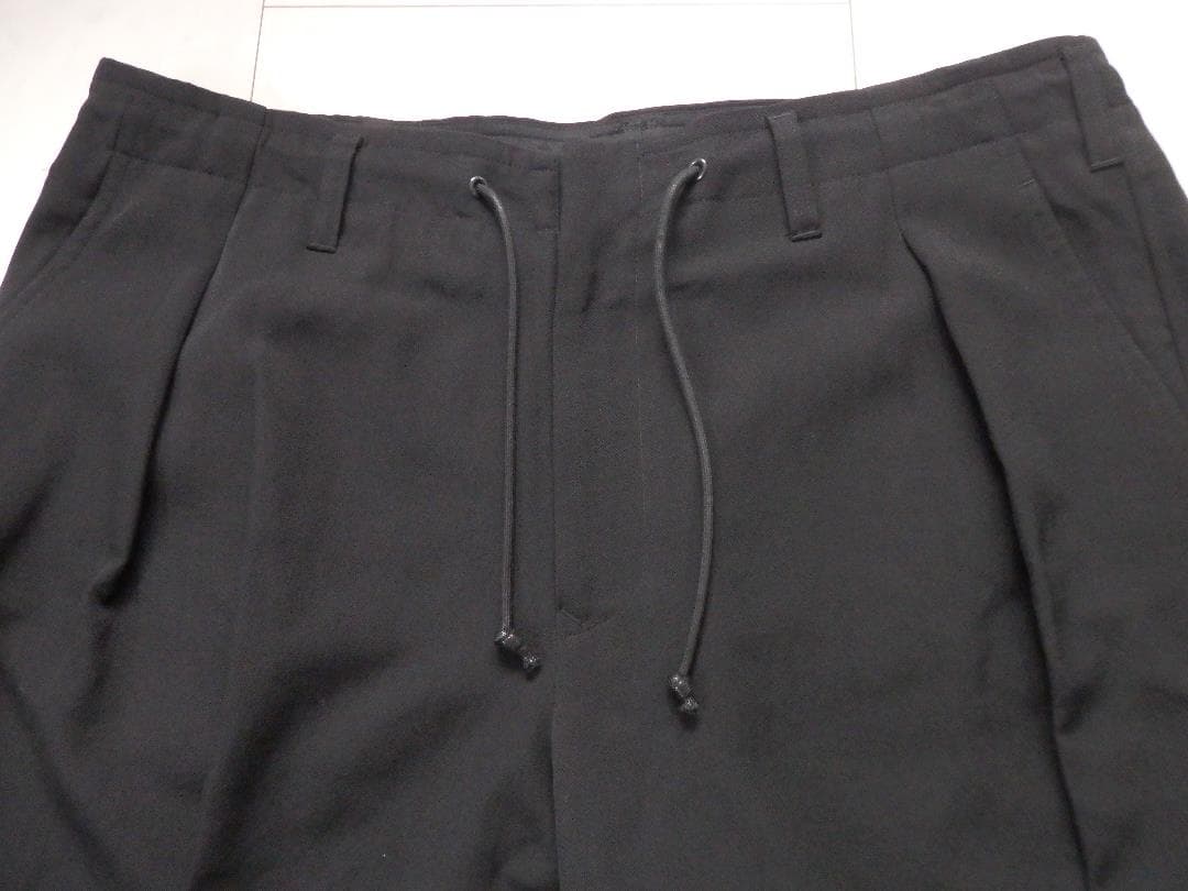 ヨウジヤマモトプールオム ウールギャバレースアップジョッパーズ