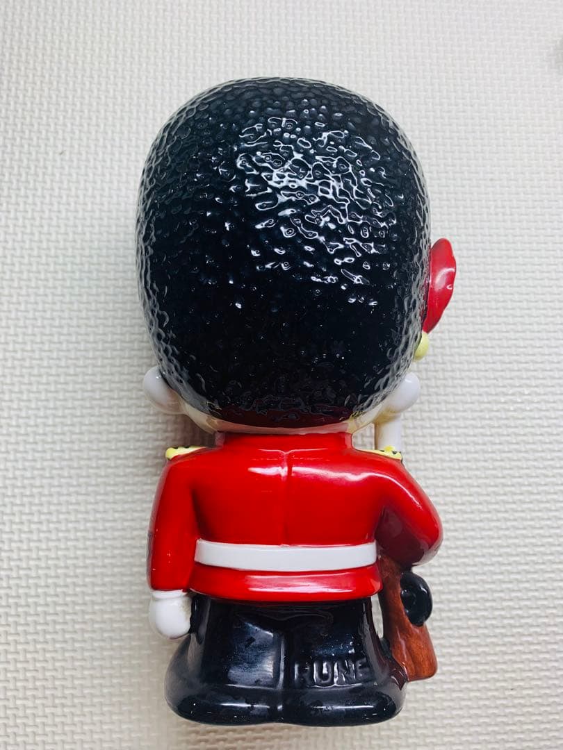 激レア 昭和レトロ 内藤ルネ 陶器 貯金箱 イギリス兵隊 衛兵 ヴィンテージ