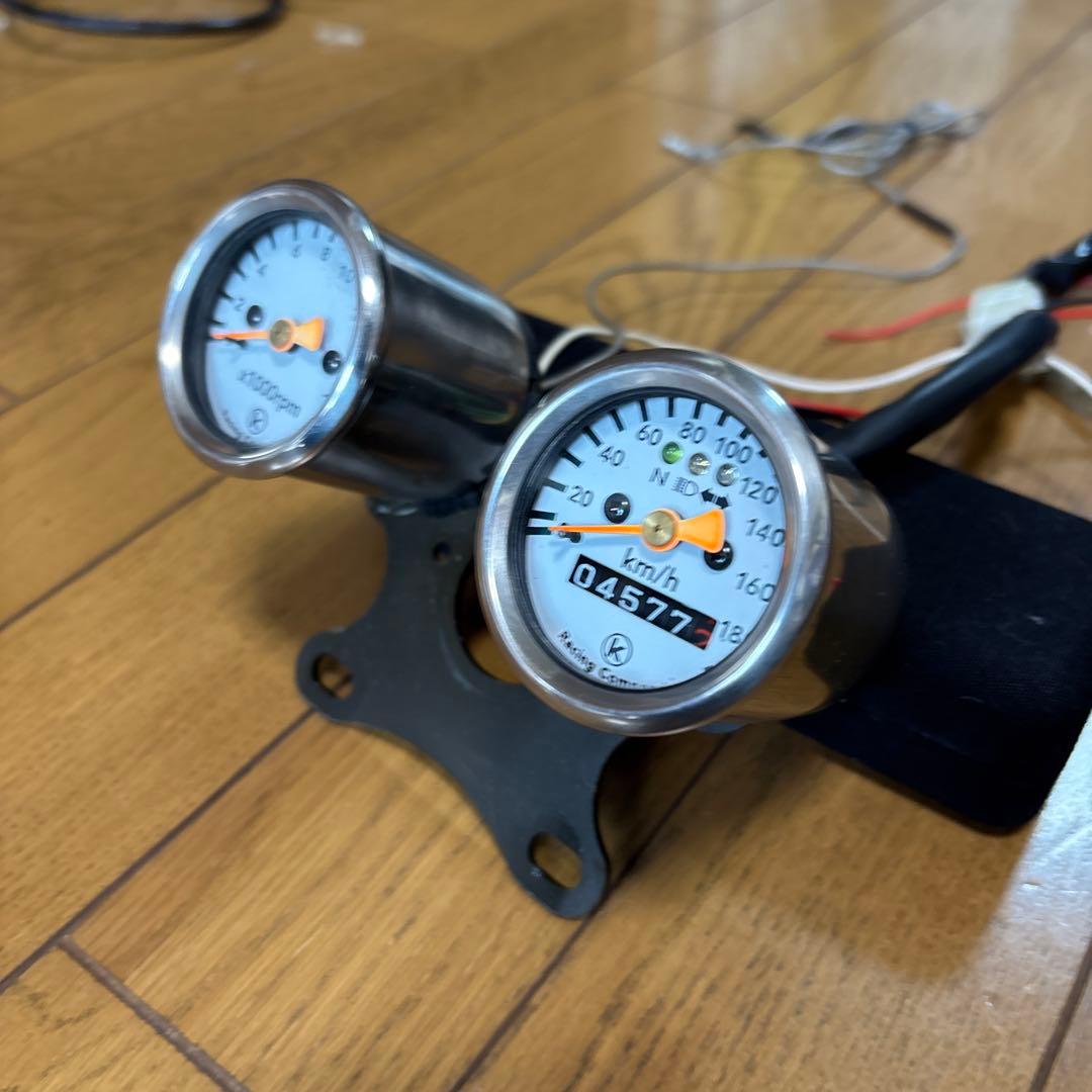 廃盤品！キタコ製ミニミニスピードメーター・タコメーターセット