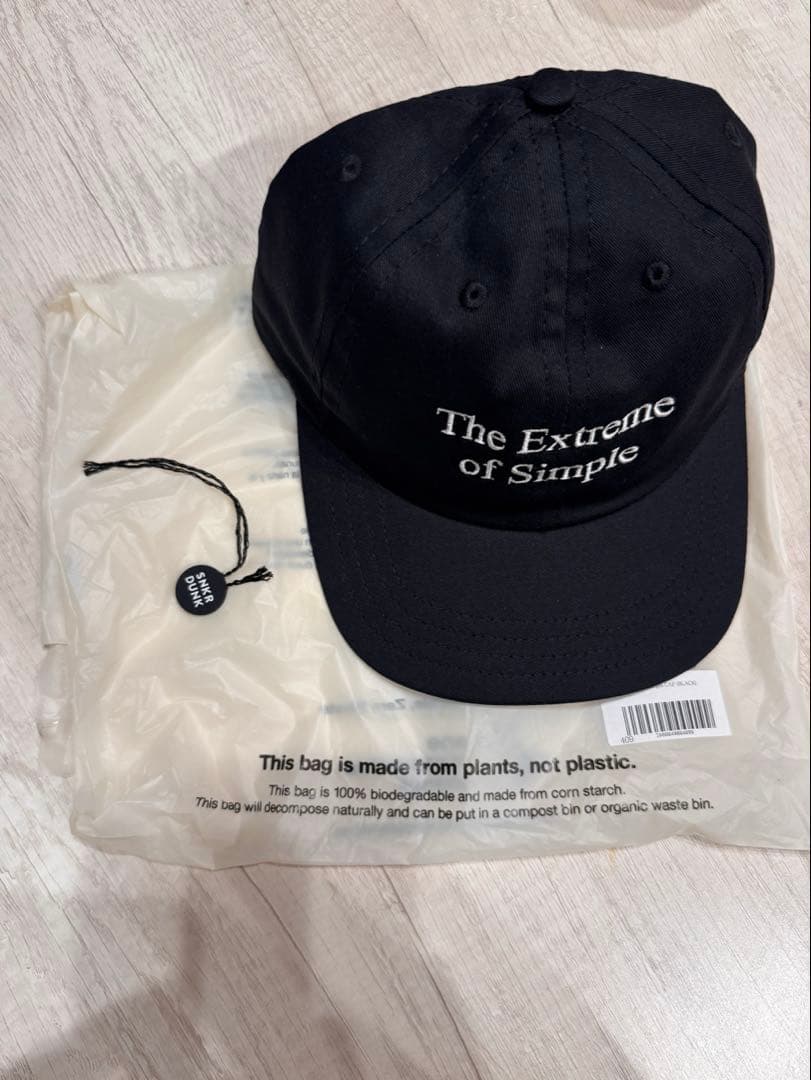 ENNOY 24SS Cotton Cap Black メンズ