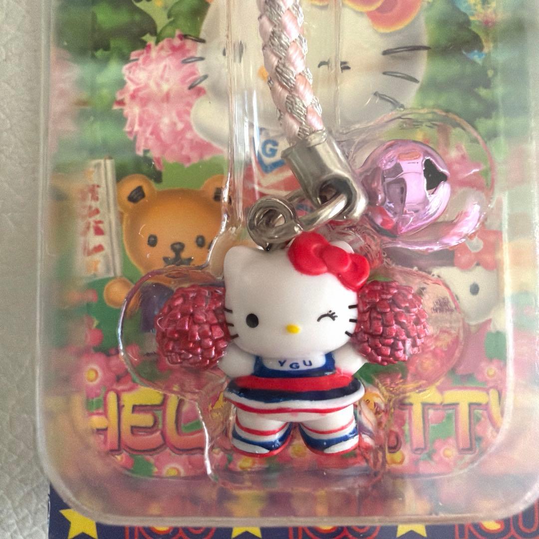 希少 数量限定 新品 ご当地 山梨学院大学 ハローキティ チアリーダーストラップ