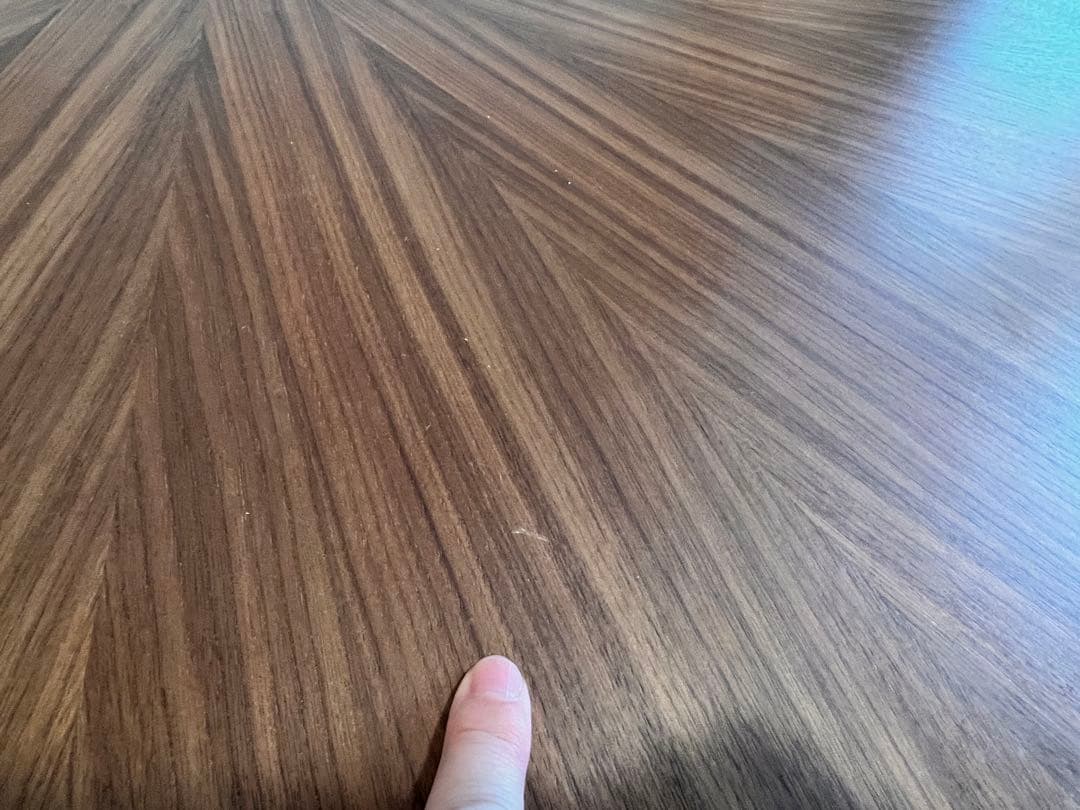 直径120cm(送料込み)ダイニングテーブル|ウォールナット