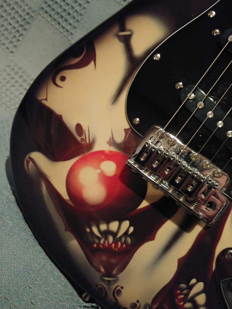 IMP Imperial エレキギター ピエロデザイン ストラトキャスタータイプ