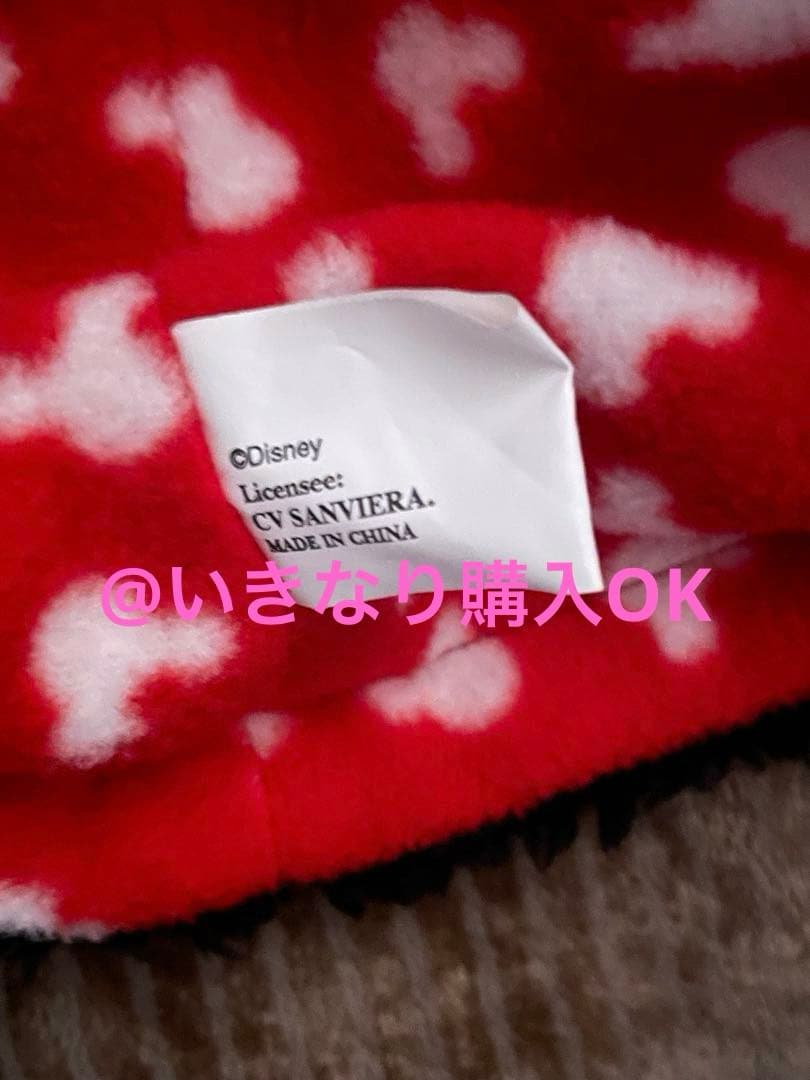 ディズニー★新品★ミニー 被り物 スヌード もこもこ コスプレ ファンキャップ