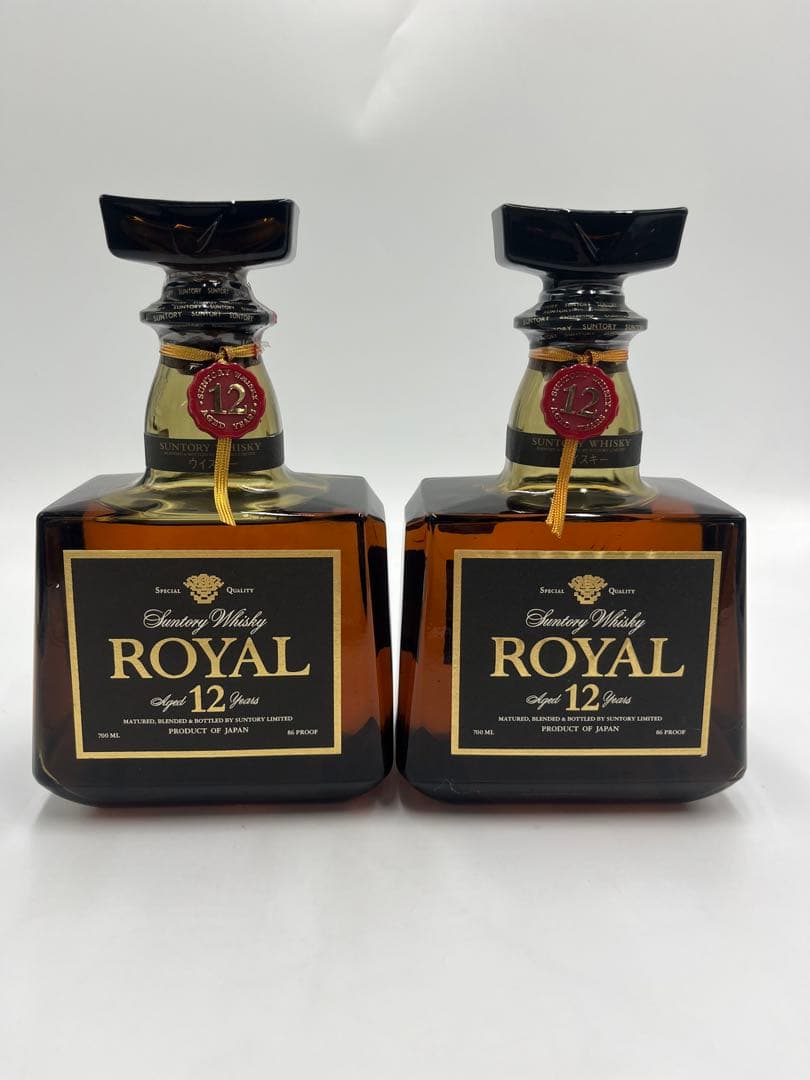 未開栓 サントリー ローヤル 12年 黒ラベル700ml 2本セット 即日配送