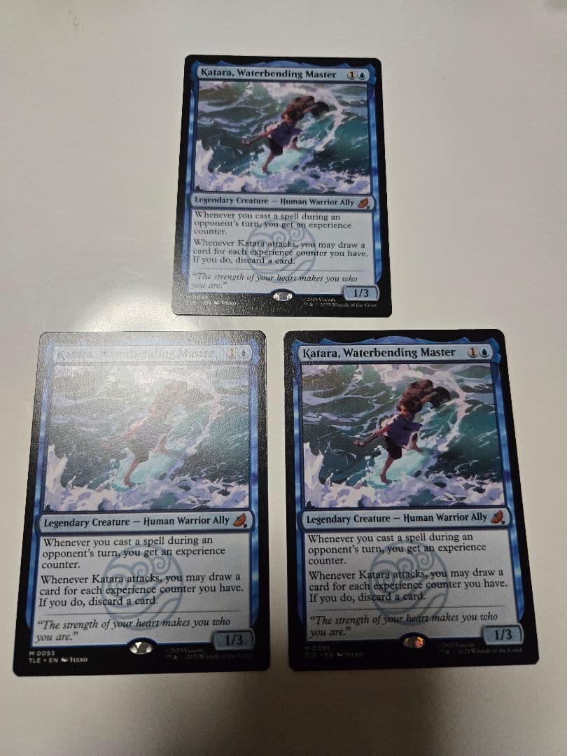 MTG 水の技の達人、カタラ 英語3枚セット - メルカリ