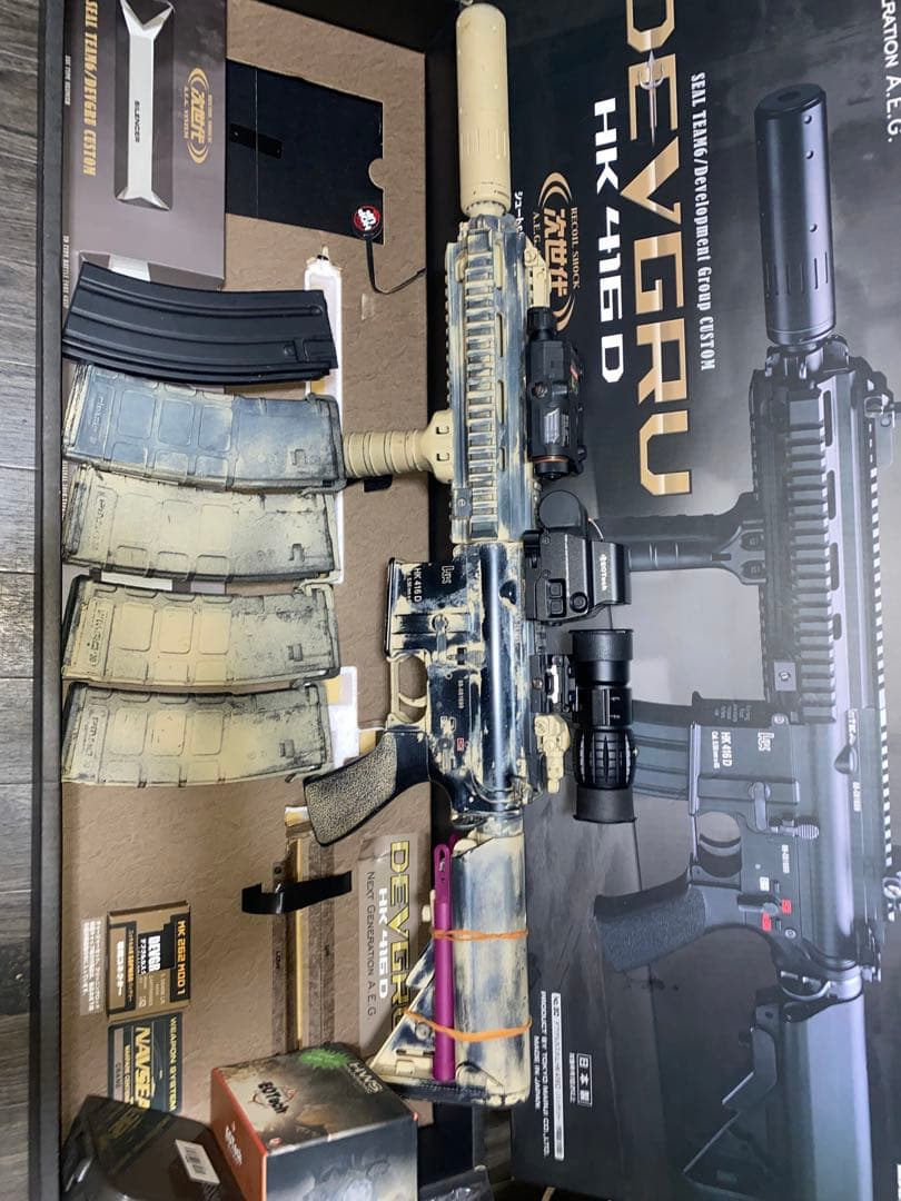 サバゲー 東京マルイ 次世代電動ガン DEVGRU HK416D その他セット TOKYO MARUI（東京マルイ） DEVGRU Custom HK416D 次世代電動ガン 対象