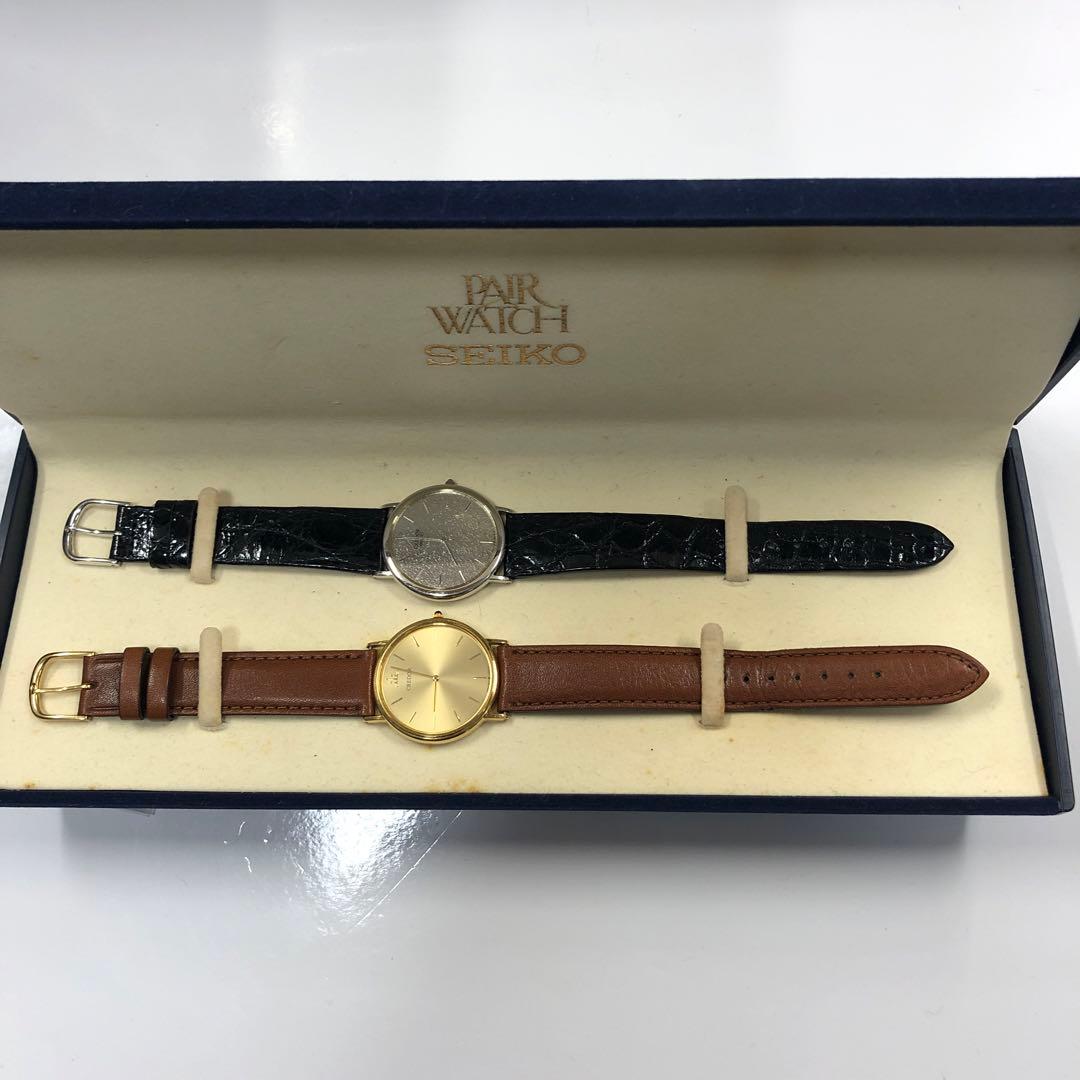 SEIKO 5A74-0140 18金無垢 & 2F70-0531 プラチナ無垢