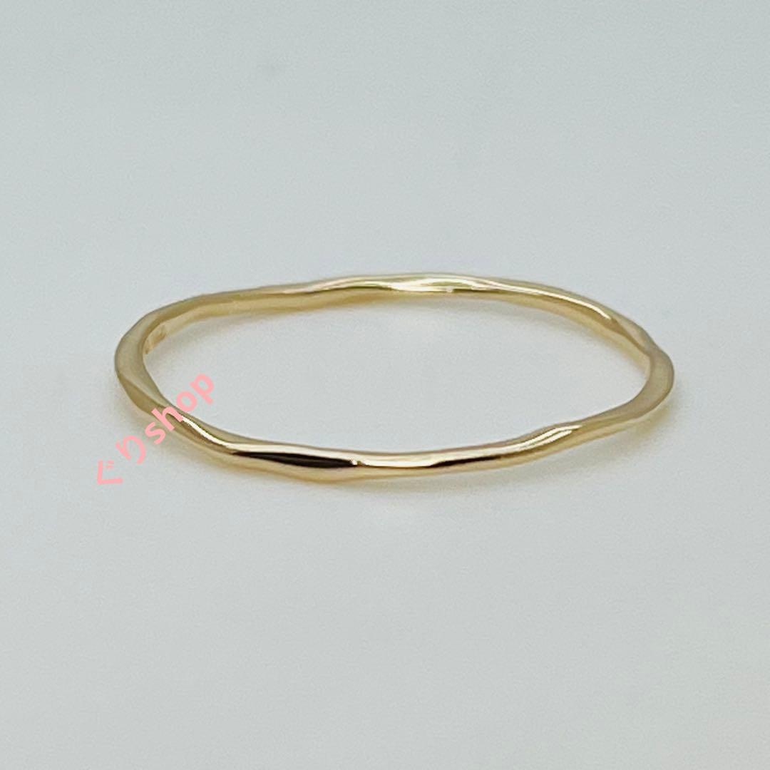 ESTELLE k10 イエローゴールド リング　15号