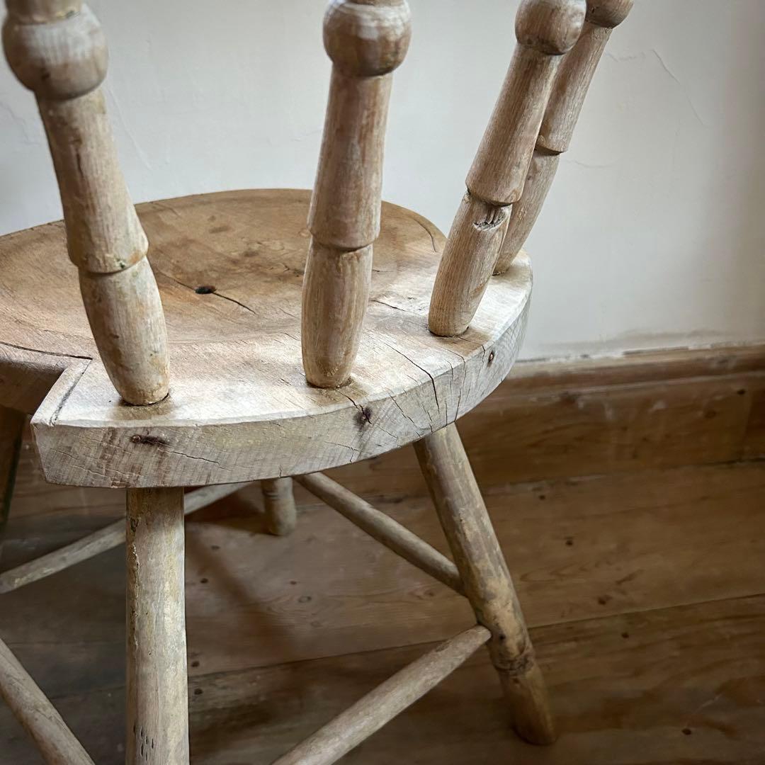 フランスアンティーク ボウバックチェア カフェチェア 1800年代