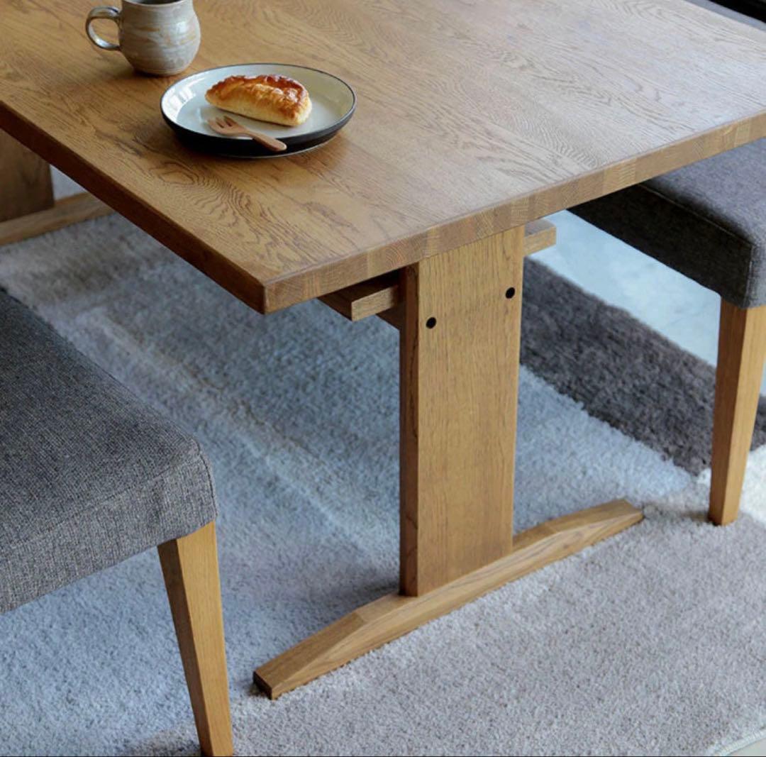 クラッシュゲート　カインダイニングテーブル オーク 140cm