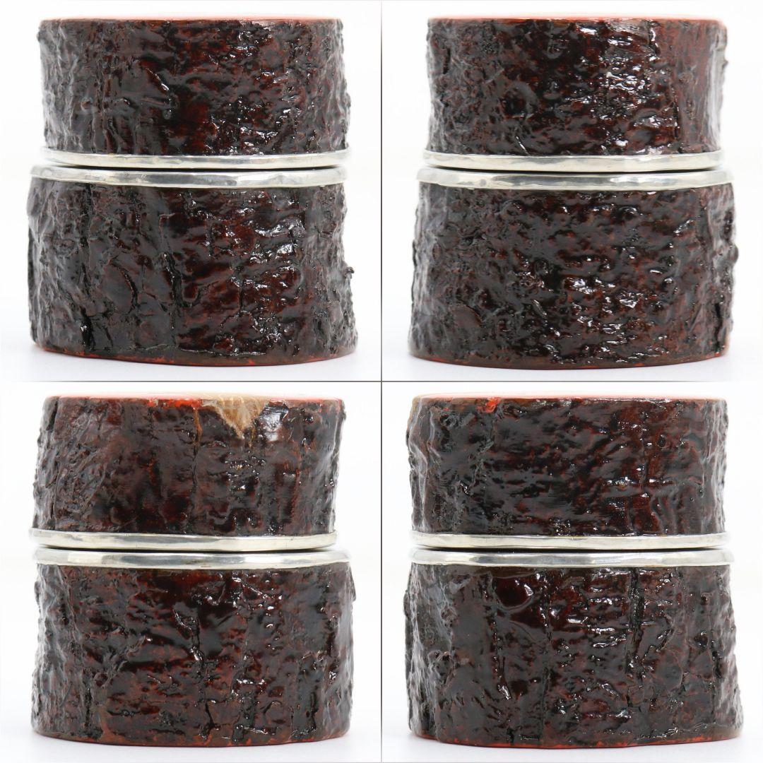 祥雲作 玄々斎好 筆柿香合 茶道具 共箱 C867 N6