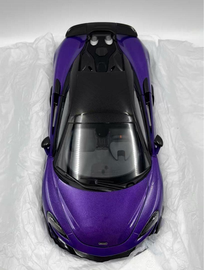 LCD McLaren 600LT パープル ミニカー 1/18