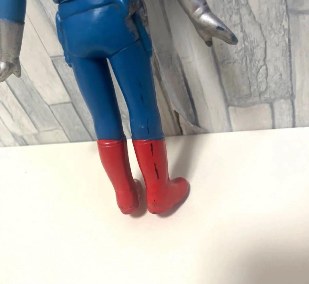 流星人間ゾーン ソフビ 当時物 約23cm 無版権 パチ フィギュア 1973年