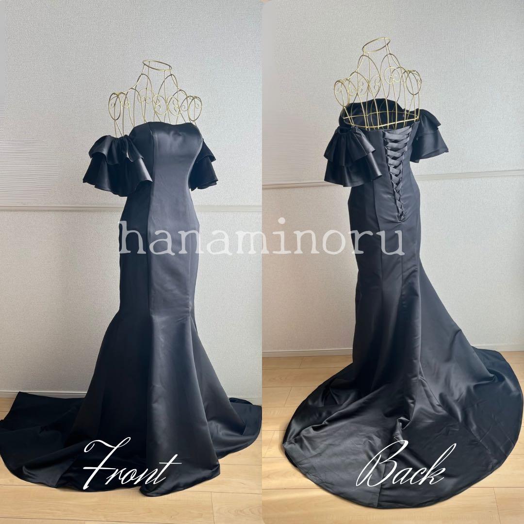 前撮り　お色直し　披露宴　結婚式　二次会　ドレス　黒　街撮り　フォト　パーティー