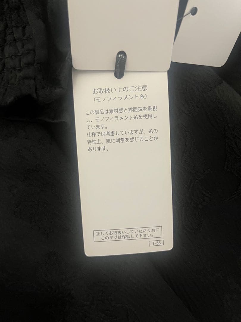 【未使用品】シースルーブラックパーティードレス