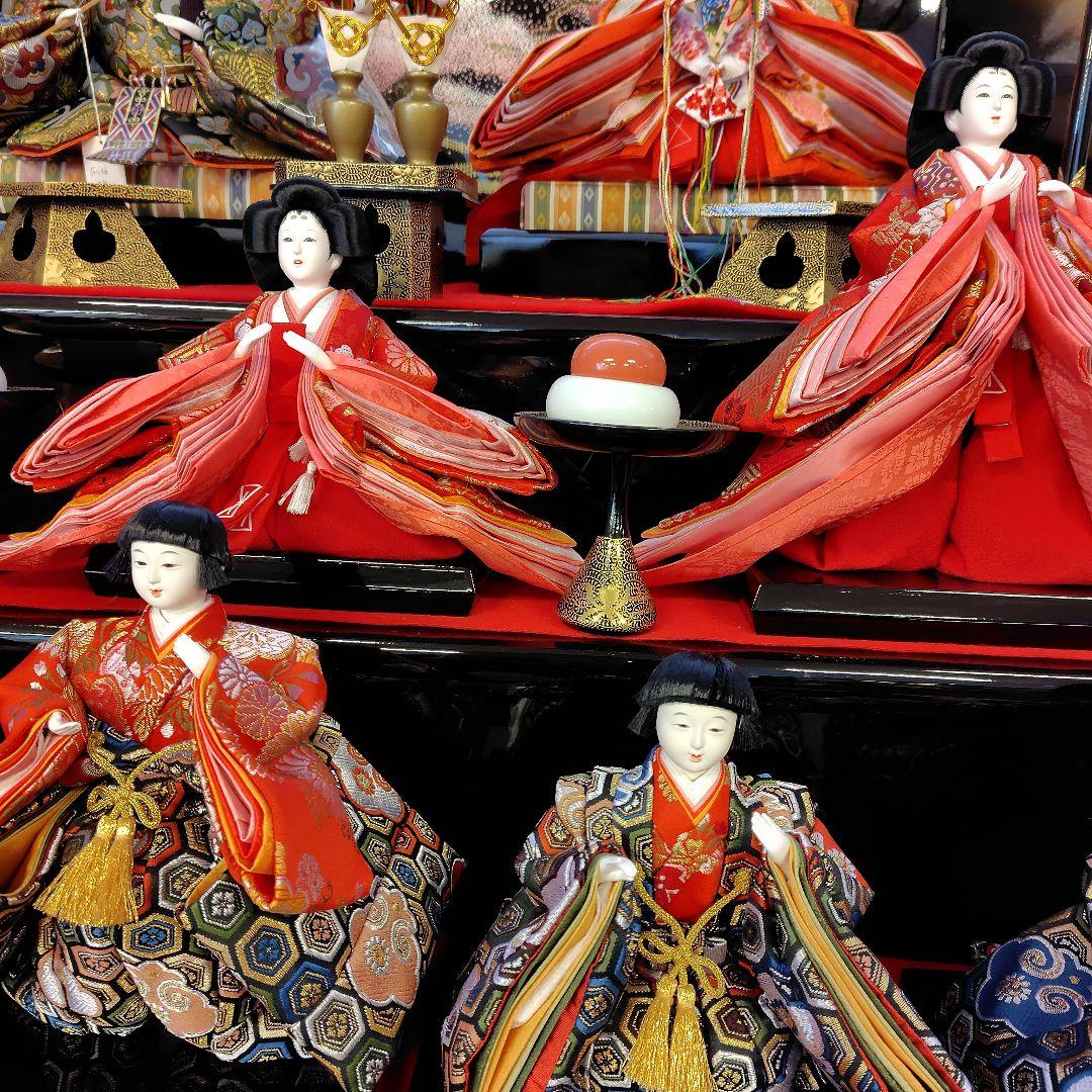 まこちゃん大特価展示品　五段飾り雛人形セット初節句