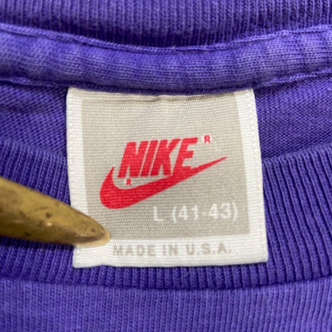 大橋太一 様専用90s☆USA製☆NIKE☆ロゴTシャツ☆銀タグ☆ACG☆アクア